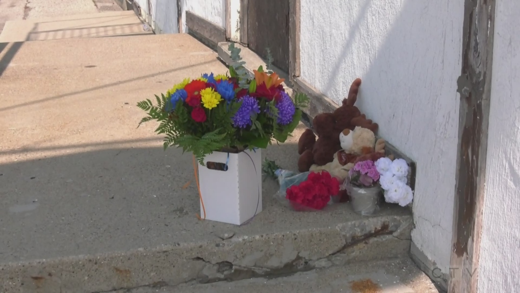 Memorial takes shape at site where child was killed in St. Thomas