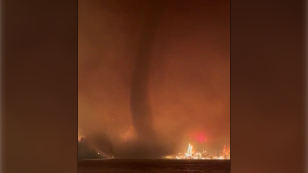 'Fire tornado' caught on camera in B.C. CTV News