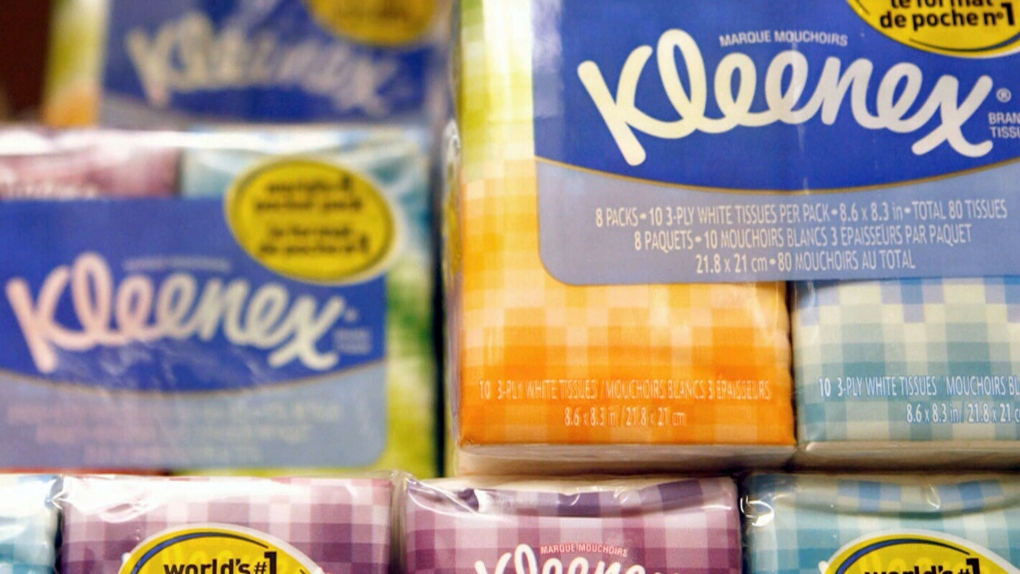 Kleenex tissues to be pulled from shelves in Canada | CTV News