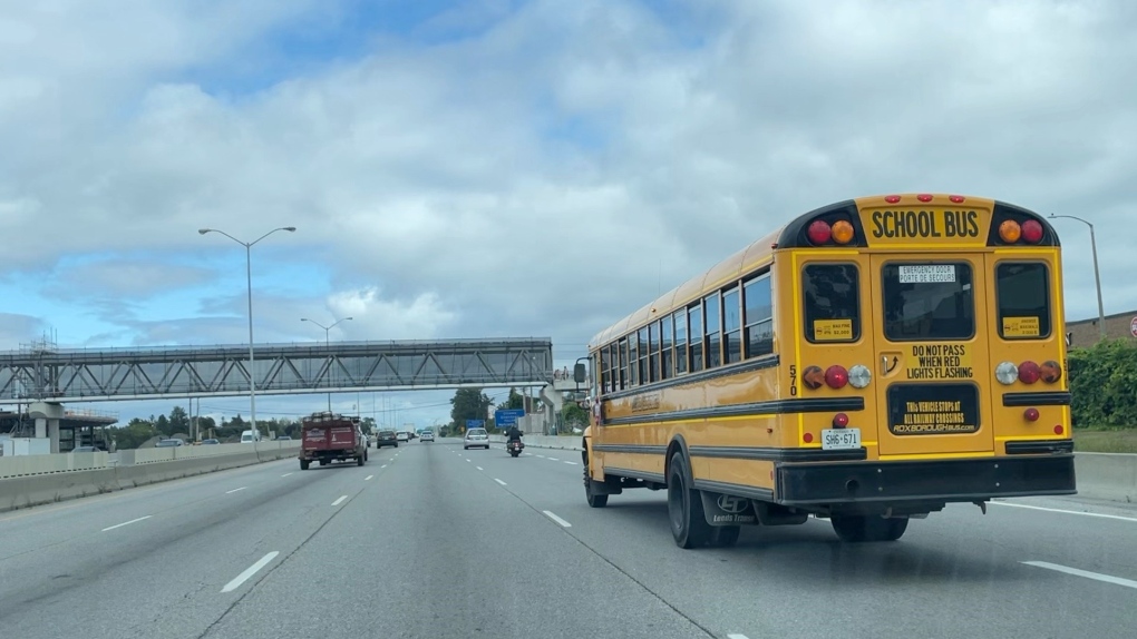 11 people taken to hospital after school bus crashes into home in Burnaby,  B.C., first responders say