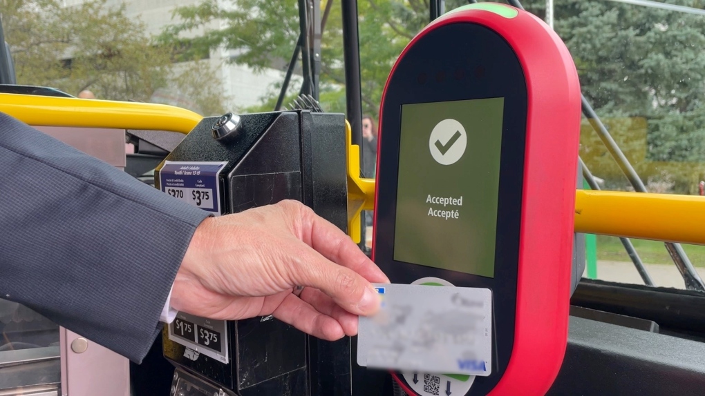 Tap and ride: OC Transpo customers can now pay fare with credit cards or mobile wallet