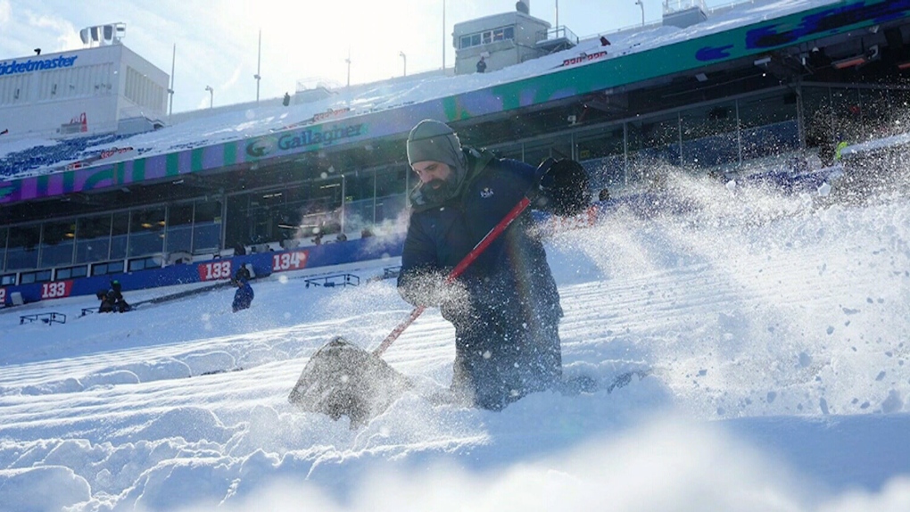 With snow still falling, Bills call on fans to help dig out stadium for  playoff game vs. Steelers