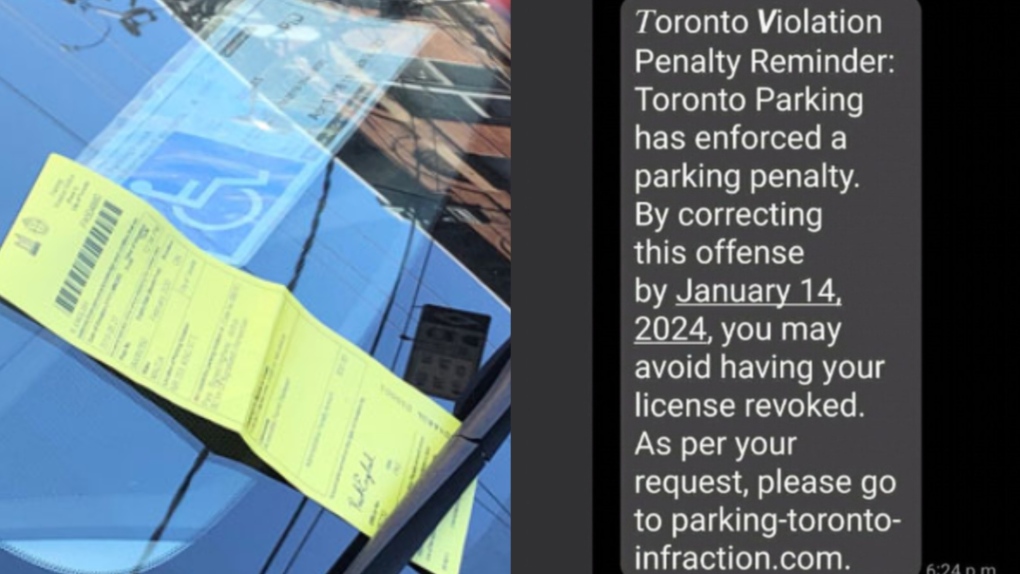 警方警告多伦多停车罚单诈骗行为| CTV新闻