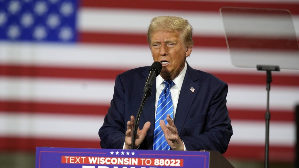 U.S. election: Trump campaigns in Wisconsin