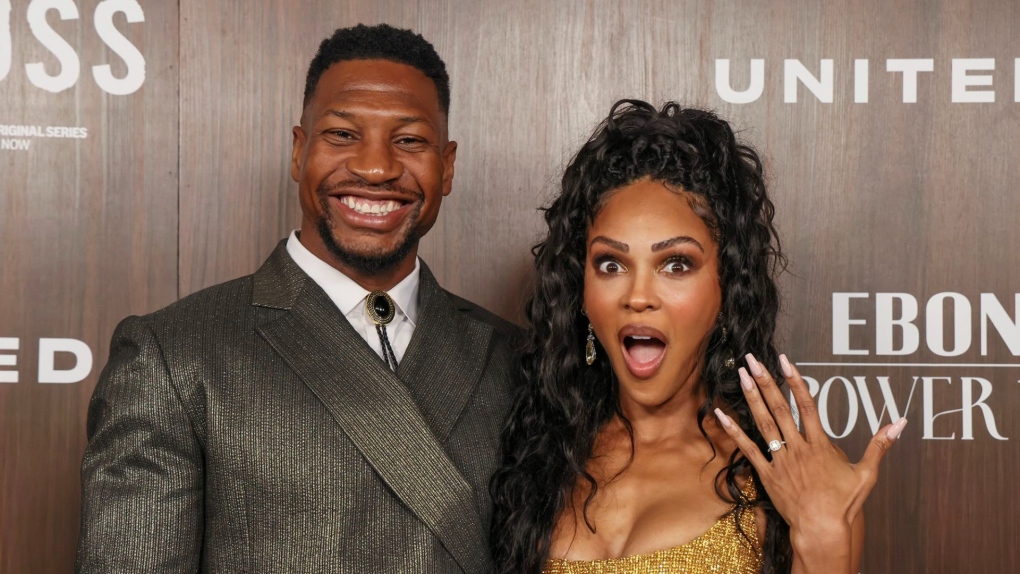 Jonathan Majors and Meagan Good are engaged