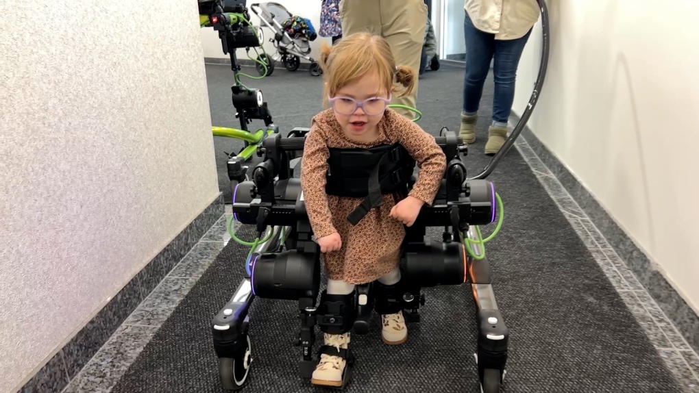 Trexo Robotics technology helps children with disabilities walk for the first time