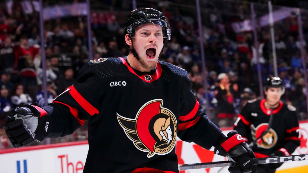 Ottawa Senators Sens come back from break to beat Leafs 5-3  CTV News