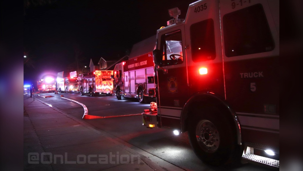 Windsor fire crews attend vacant house fire Friday night CTV News