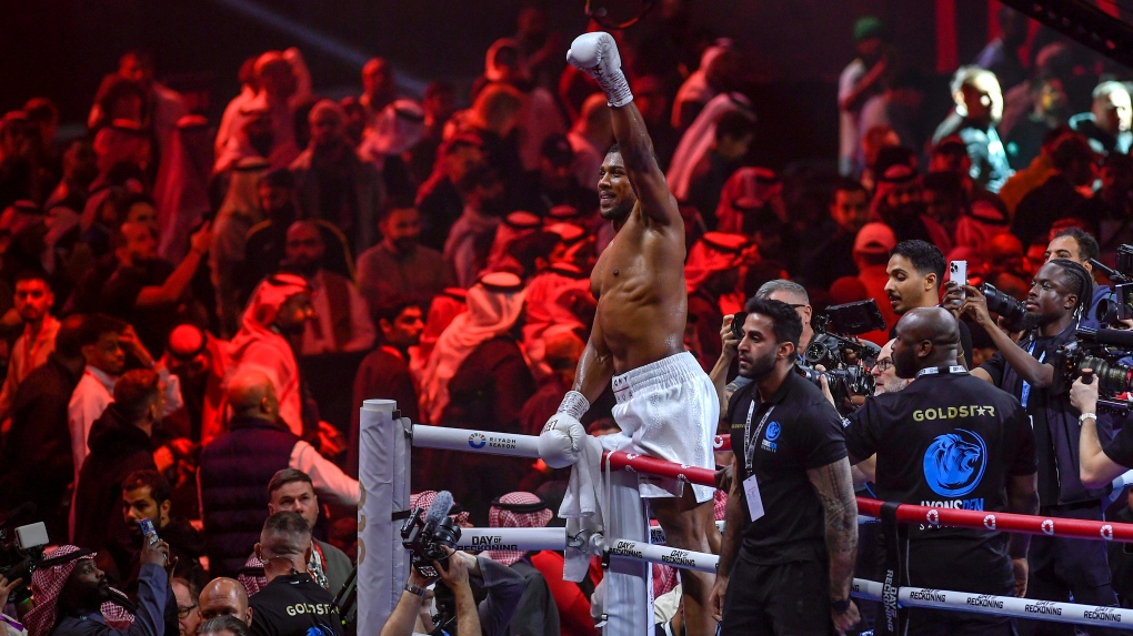Boxing: Anthony Joshua knocks out Francis Ngannou in Round 2 | CTV News
