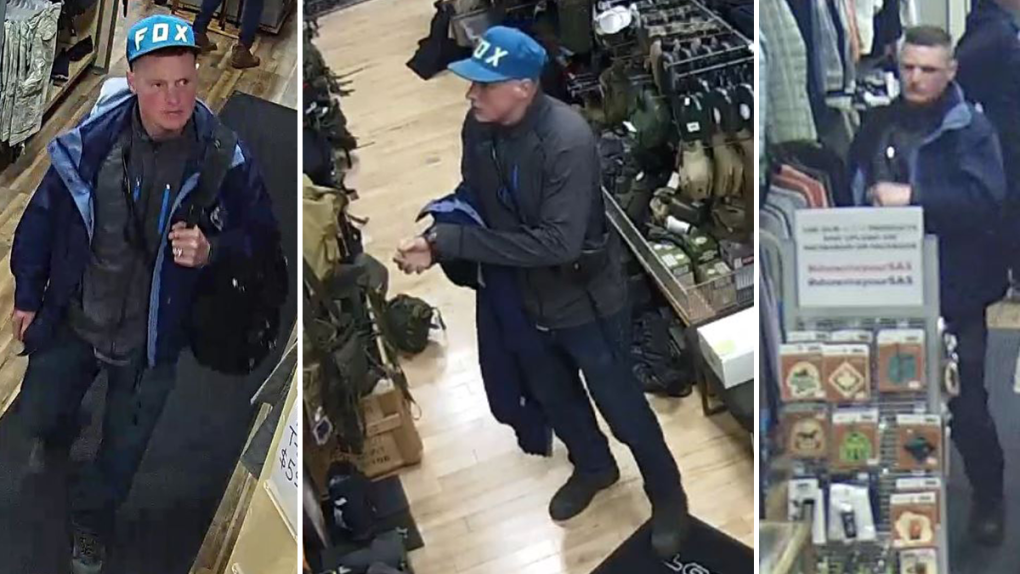 Store theft suspect sought by police in Kingston, Ont.