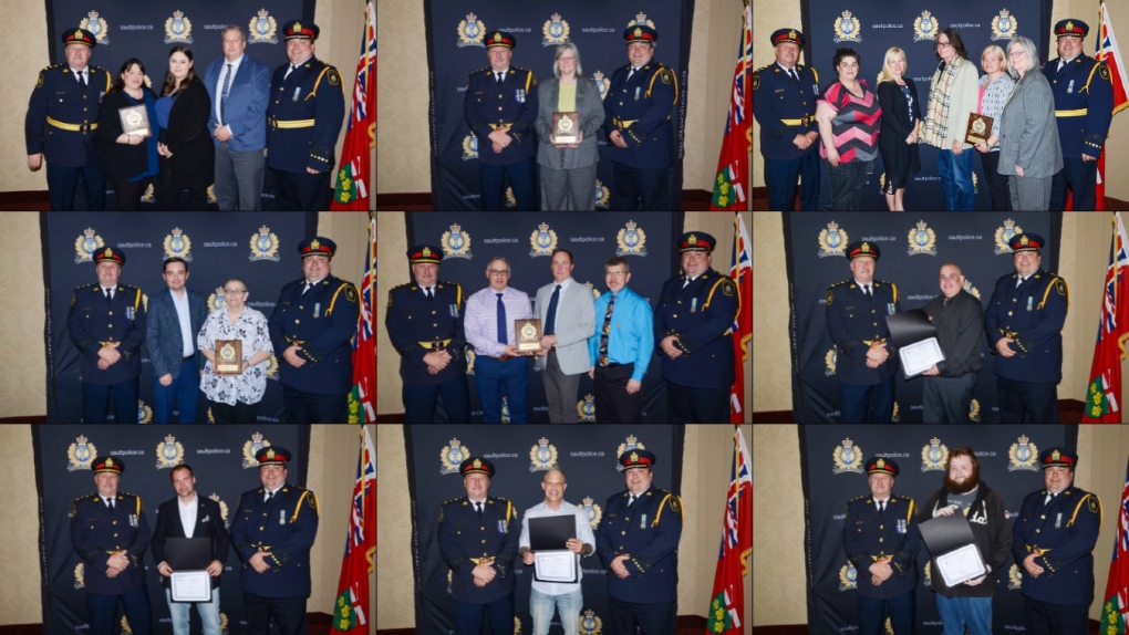 Sault News Police Honour Local Heroes At Awards Ceremony Ctv News