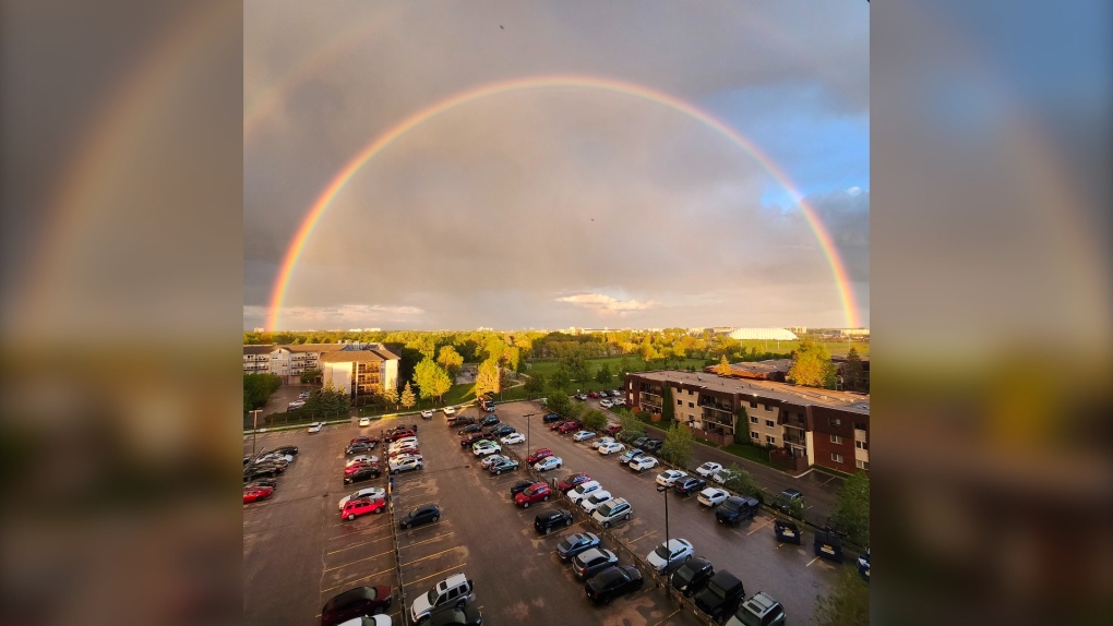 IN PHOTOS: Double rainbow spotted in Manitoba