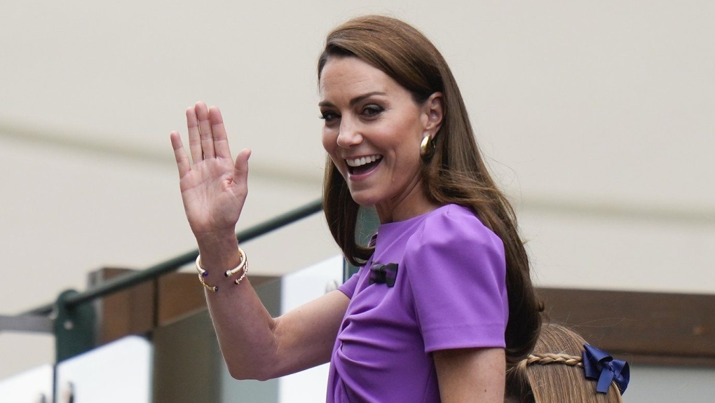 Kate Middleton e la principessa Charlotte a Wimbledon