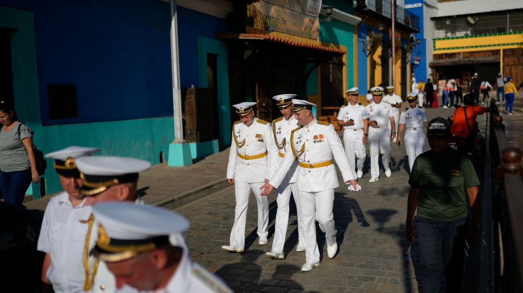 Russia naval ships dock in Venezuelan port after Cuba stop | CTV News