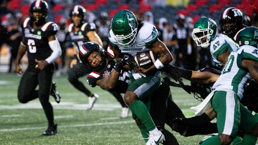 'Nerves out of the way': Riders' Meyers reflects on first CFL start