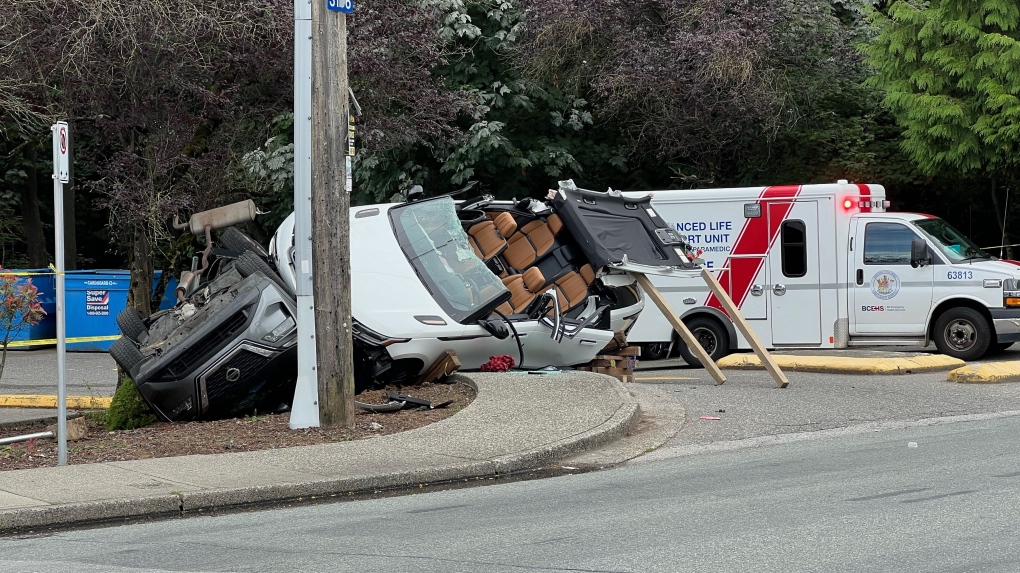 Surrey news: Infant among victims of rollover crash, RCMP say