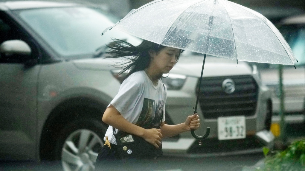 Tropical Storm Shanshan heading towards Japan