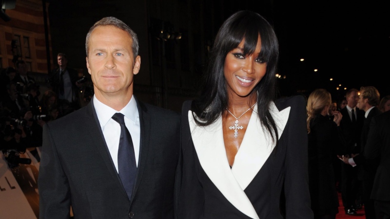 Russian real estate entrepreneur Vladislav Doronin, left, and model Naomi Campbell arrive at the world premiere of 'Skyfall' at the Royal Albert Hall on Tuesday, Oct. 23, 2012 in London. (AP / Stewart Wilson / Invision)