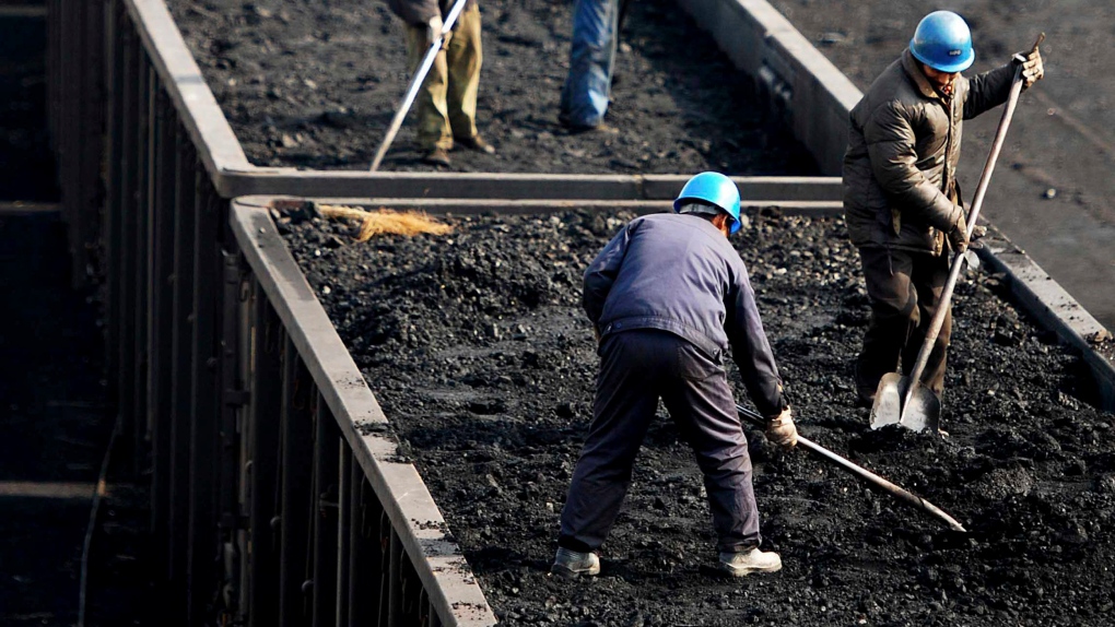 Chinese coal mine workers