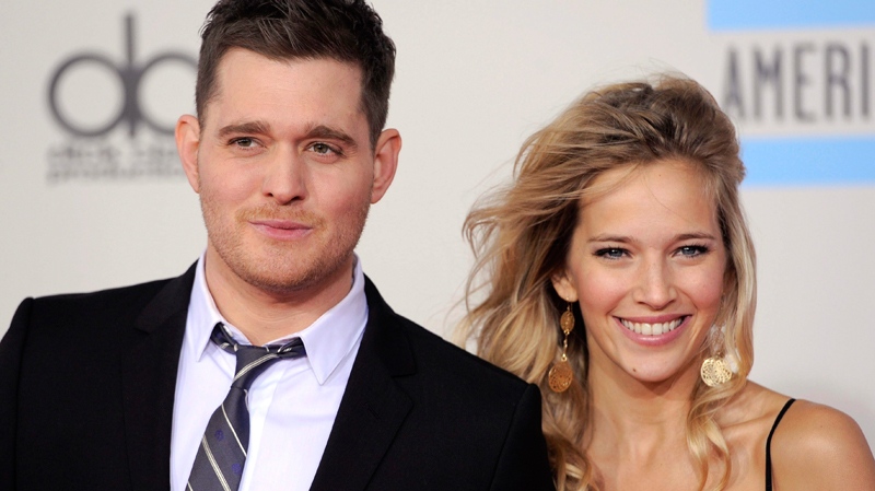 Michael Buble a father baby