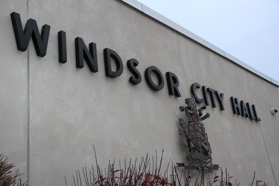 Windsor City Hall sign