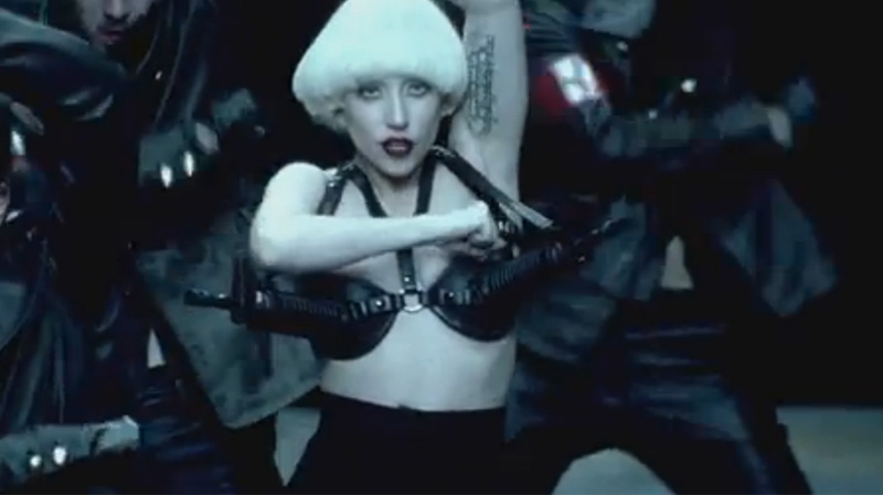 Lady Gaga's 'gun bra' sparks criticism