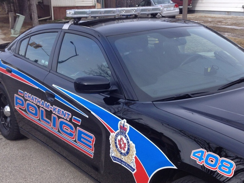 File photo of a Chatham-Kent police cruiser in Chatham, Ont., Feb. 17, 2013. (Chris Campbell / CTV Windsor)
