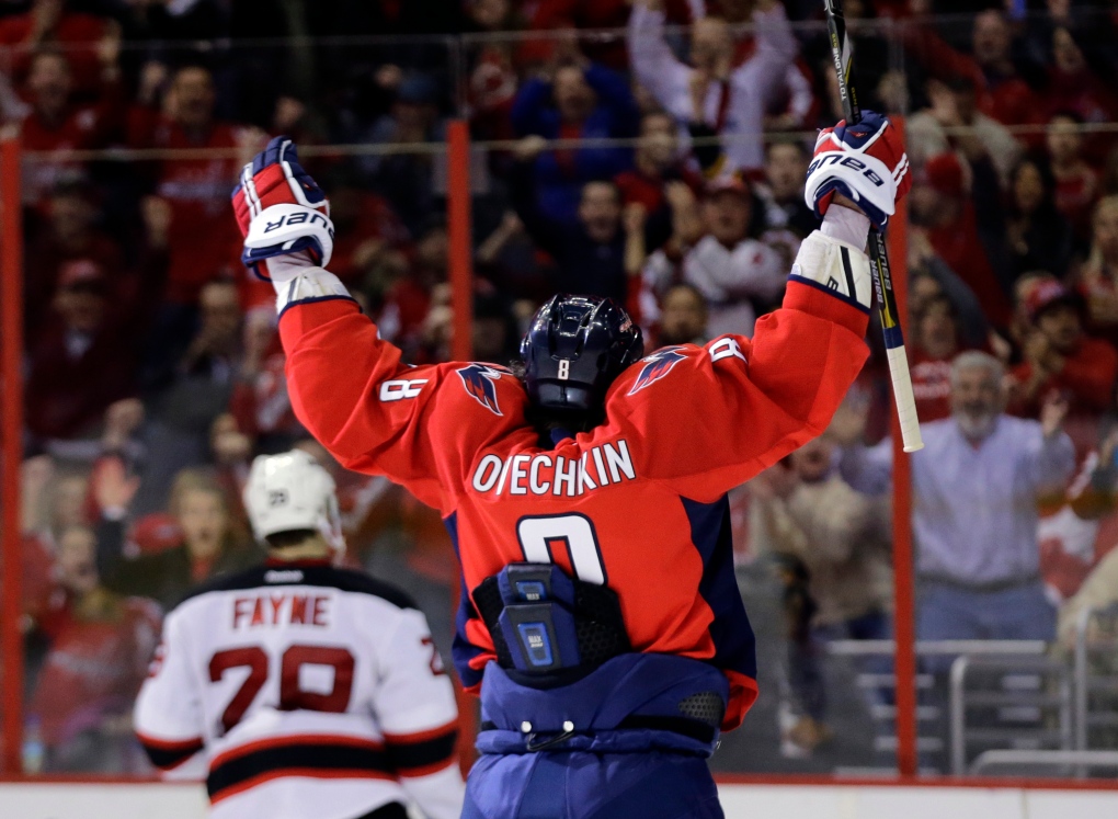 Alex Ovechkin's 1st hat trick in more than 2 years | CTV News