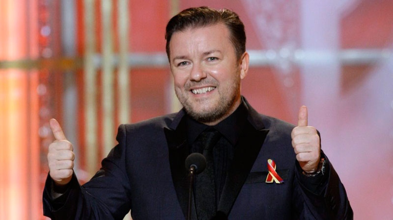 Ricky Gervais defends Golden Globe hosting | CTV News
