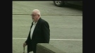 Father William Hodgson Marshall seen here in this file footage is a priest who taught at St. Paul High School in Saskatoon from 1958 to 1961 and is accused of sexually assaulting some of his former students.