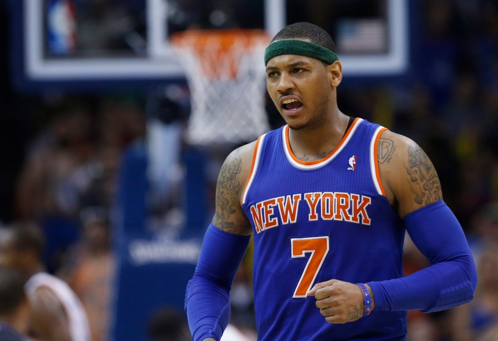 Carmelo Anthony moves to top of NBA's most popular jerseys list | CTV News