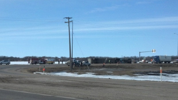 Semi-trailer rollover