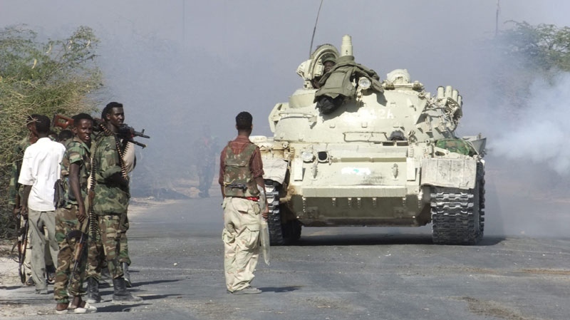 Somali militants display dead peacekeeper bodies | CTV News