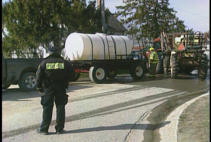 London liquid fertilizer leak