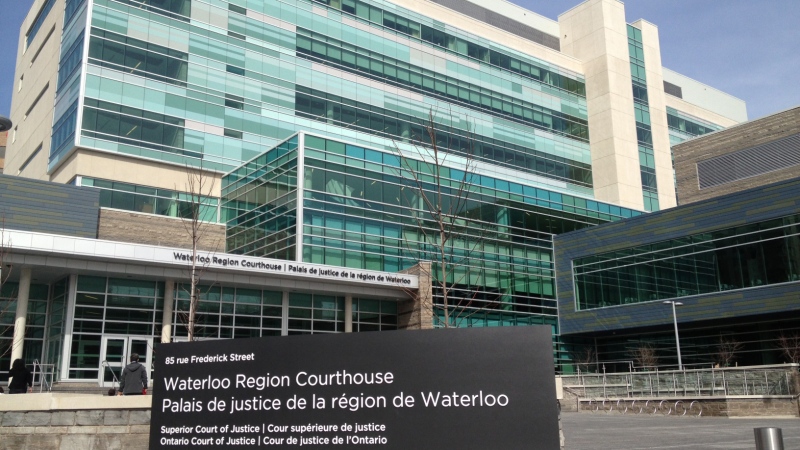 The Waterloo Region courthouse is seen on Tuesday, April 23, 2013. (David Imrie / CTV Kitchener)