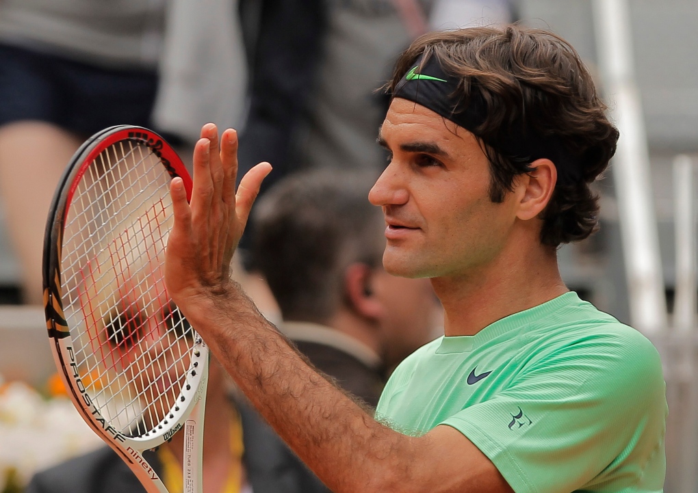 Roger Federer returns from 2-month break to reach 3rd round at Madrid Open  | CTV News