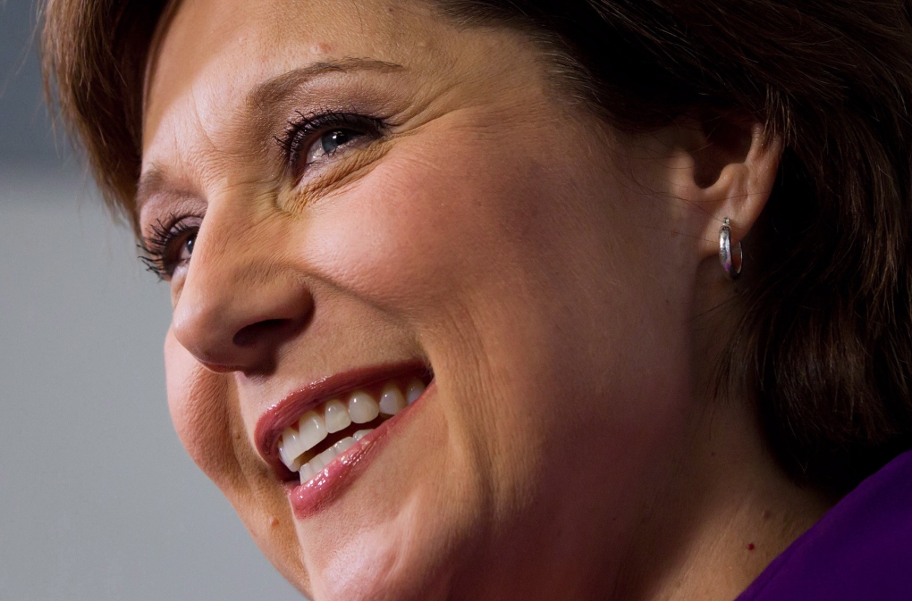 Christy Clark at post-election news conference