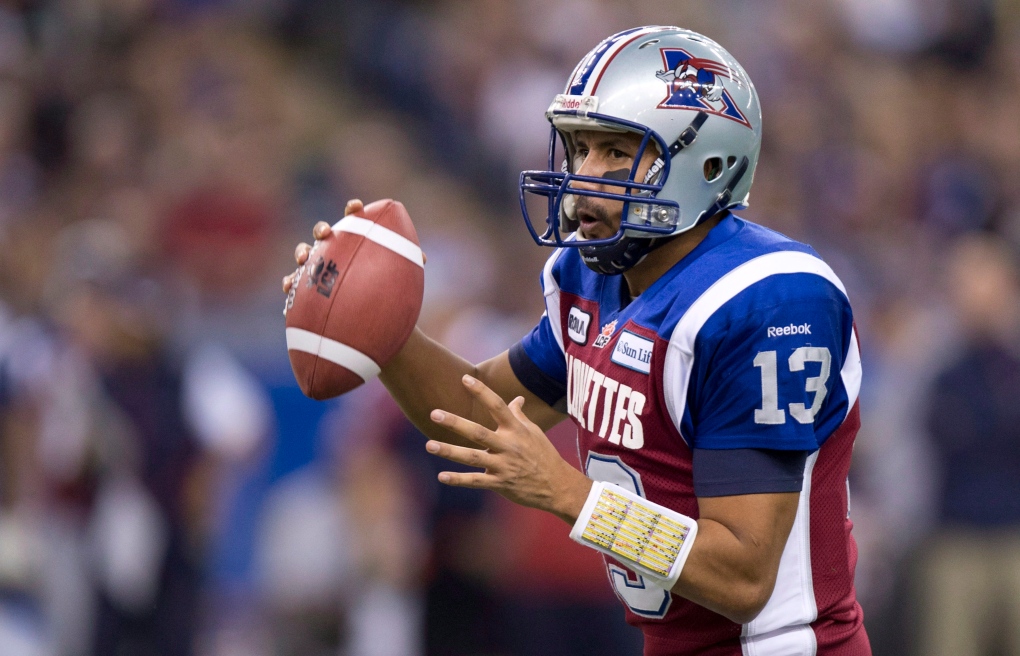 Montreal Alouettes QB Anthony Calvillo