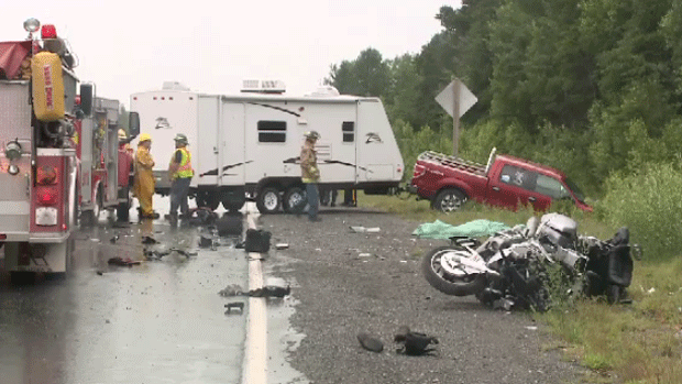 Motorcyclist killed in two-vehicle crash near New Glasgow, N.S. | CTV News