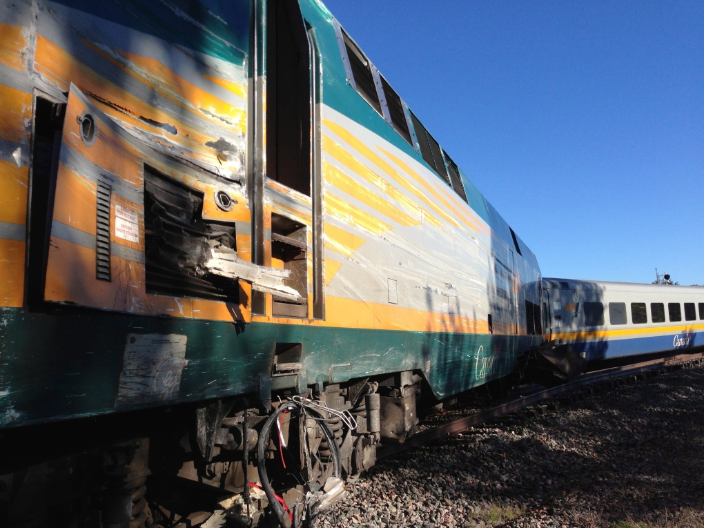 Via Rail, Ottawa, crash, bus, train