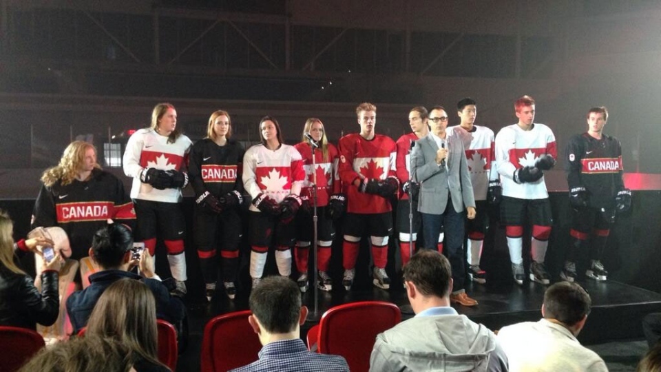 Hockey Canada officially unveils jerseys Team Canada will wear at 2014  Olympics in Sochi, Russia | CTV News