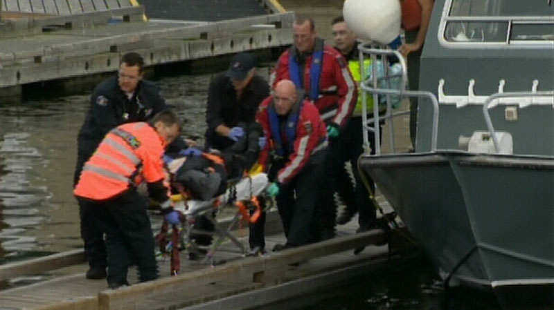 One person is dead after a recreational diving accident off Snake Island on Friday, Oct. 11, 2013. (CTV)