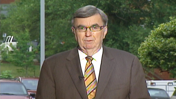 Dave MacDonald previews the weather forecast on CTV Southwestern Ontario in Kitchener, Ont. on Friday, June 24, 2011.