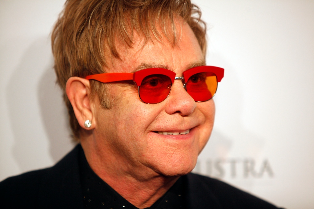 Man charged with stealing Elton John's heart-shaped glasses | CTV News