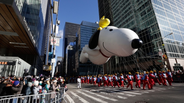 Macy's Thanksgiving Day Parade balloons take to the sky in NYC | CTV News