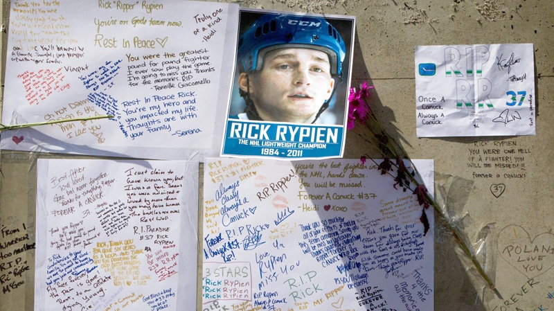 A decade after Rick Rypien's loss, Canucks' mental health work