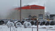 The Evraz steel mill in Regina is seen in this file image. 