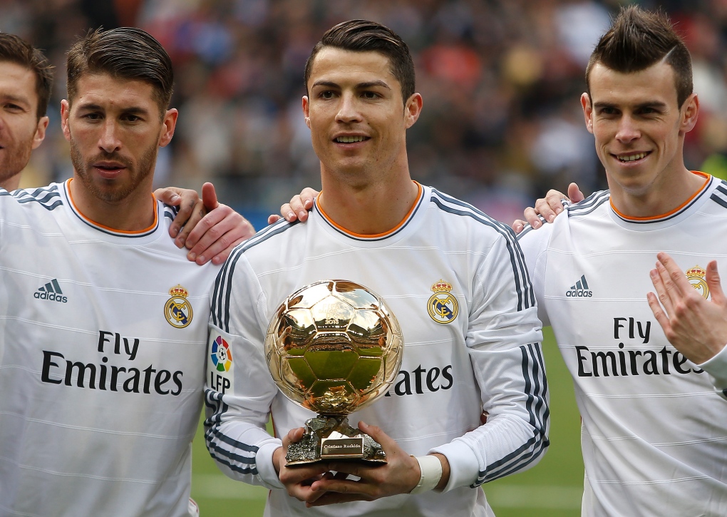 Ronaldo given Ballon d'Or trophy, scores in Real Madrid's 2-0 win over  Granada | CTV News