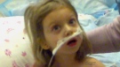 Jayden, who has been diagnosed with anti-NMDA receptor encephalitis, is seen in this image taken from home video. 