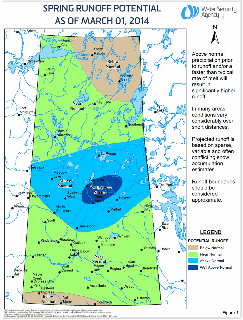 spring runoff saskatchewan